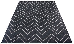 Paklājs Zig Zag Black 200x290 cm cena un informācija | Paklāji | 220.lv