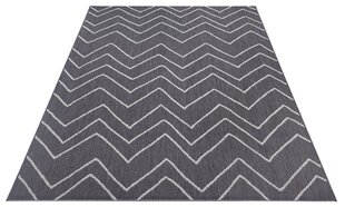 Paklājs Zig Zag Grey 80x150 cm cena un informācija | Paklāji | 220.lv