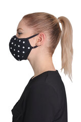 Многоразовая маска для лица  1016 Ergo Plus, чёрный  цена и информация | Первая помощь | 220.lv