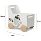 Kinderkraft Racoon uzglabāšanas kaste uz riteņiem, 54x55.5x35 cm cena un informācija | Veļas grozi un mantu uzglabāšanas kastes | 220.lv