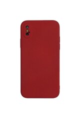 Чехол TPU/Microfiber для iPhone X/XS, красный цена и информация | Чехлы для телефонов | 220.lv