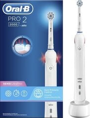 Oral-B PRO 2 2000 цена и информация | Электрические зубные щетки | 220.lv