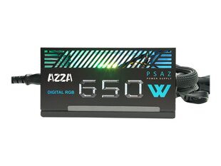 Azza PSAZ-650W-RGB цена и информация | Блоки питания (PSU) | 220.lv