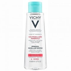 Минеральная мицеллярная вода для чувствительной кожи Vichy Pureté Thermale, 200 мл цена и информация | Средства для очищения лица | 220.lv