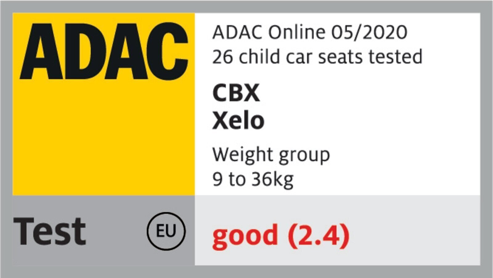 CBX autosēdeklis Xelo, grupa 1/2/3, Cozy black cena un informācija | Autokrēsliņi | 220.lv