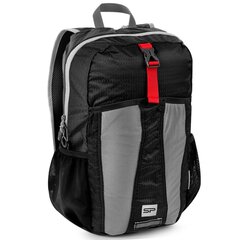 Складной рюкзак Spokey HIDDEN PEAK, 21 л, серый/черный цена и информация | Спортивные сумки и рюкзаки | 220.lv