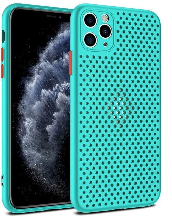 Fusion Breathe Case Silikona Aizsargapvalks Priekš Apple iPhone 12 / 12 Pro Mentola cena un informācija | Telefonu vāciņi, maciņi | 220.lv