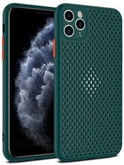 Fusion Breathe Case Silikona Aizsargapvalks Priekš Apple iPhone 12 Pro Max Zaļš cena un informācija | Telefonu vāciņi, maciņi | 220.lv