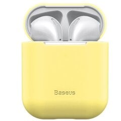 Baseus Super Thin Silica Gel Case AirPods 1/2 цена и информация | Аксессуары для наушников | 220.lv