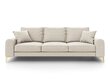 Trīsvietīgs dīvāns Mazzini Sofas Madara 222 cm, gaišas smilškrāsas cena un informācija | Dīvāni | 220.lv