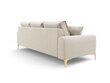 Trīsvietīgs dīvāns Mazzini Sofas Madara 237 cm, gaišas smilškrāsas cena un informācija | Dīvāni | 220.lv