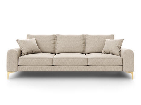 Trīsvietīgs dīvāns Mazzini Sofas Madara 237 cm, smilškrāsas cena un informācija | Dīvāni | 220.lv