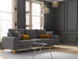 Trīsvietīgs dīvāns Mazzini Sofas Madara 237 cm, tumši pelēks cena un informācija | Dīvāni | 220.lv