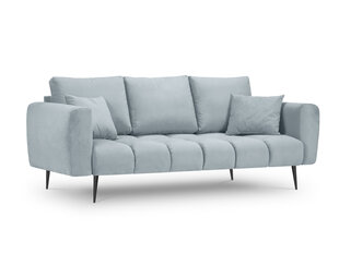 Dīvāns Interieurs86 Octave, gaiši zils/melns cena un informācija | Dīvāni | 220.lv