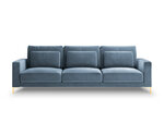 Trīsvietīgs dīvāns Interieurs86 Seine, gaiši zils