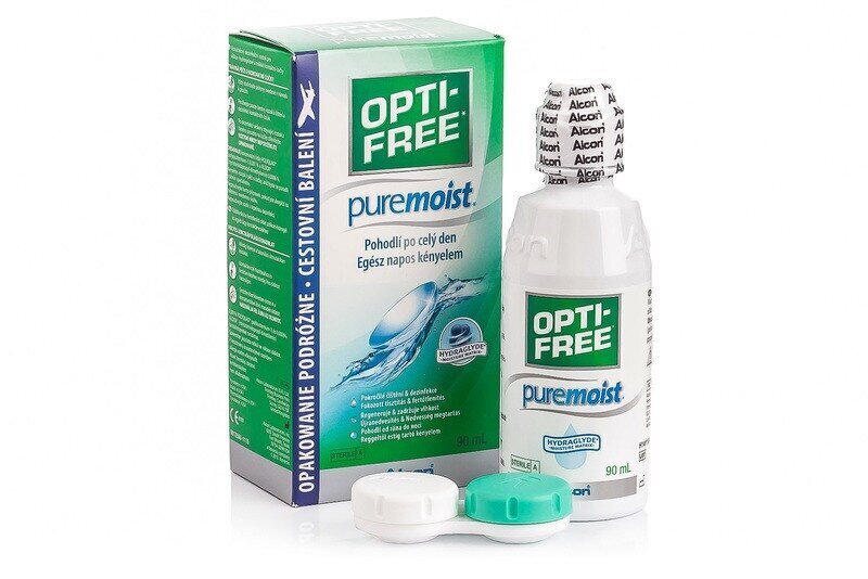 Alcon Opti-Free PureMoist 90 ml kontaktlēcu kopšanas šķīdums цена и информация | Kontaktlēcu šķidrumi | 220.lv