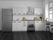 Grīdas virtuves skapītis D-45/82, balts цена и информация | Virtuves skapīši | 220.lv