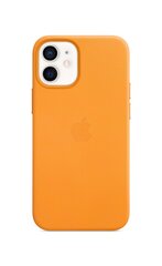 iPhone 12 mini Leather Case with MagSafe, California Poppy cena un informācija | Telefonu vāciņi, maciņi | 220.lv