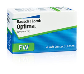 Optima FW kontaktlēcas 8.70, 4 gab cena un informācija | Bausch+Lomb Optika | 220.lv