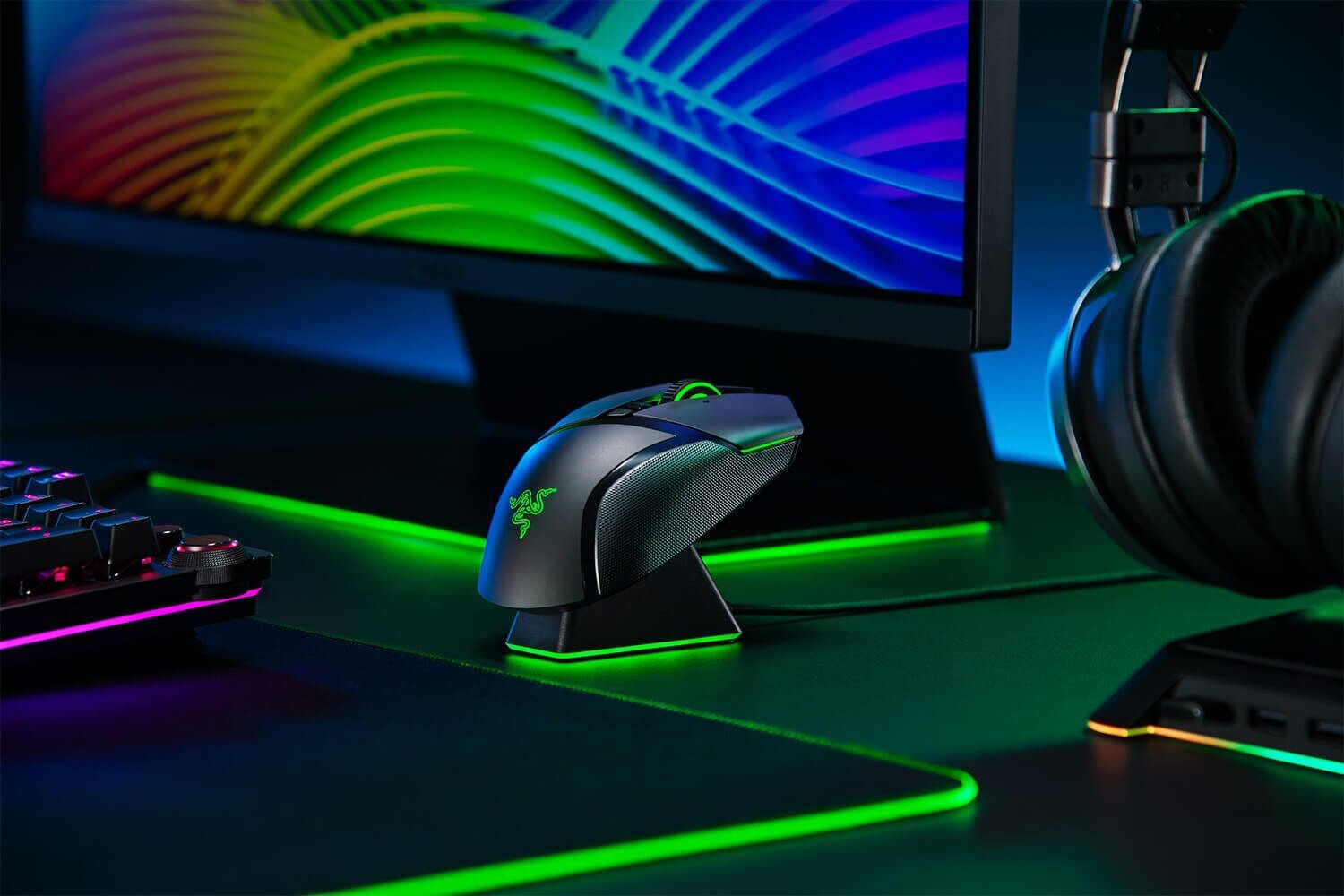 Razer Basilisk Ultimate, melns cena un informācija | Peles | 220.lv