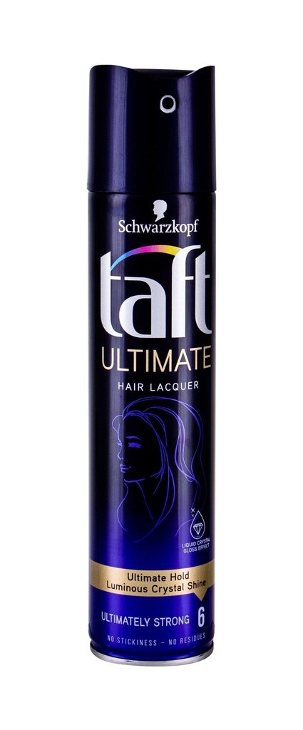 Matu laka Schwarzkopf Taft Ultimate, 250 ml cena un informācija | Matu veidošanas līdzekļi | 220.lv