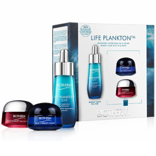 Kosmētikas komplekts Biotherm Life Plankton: sejas serums 30 ml + nakts sejas krēms 15 ml + dienas sejas krēms 15 ml cena un informācija | Sejas krēmi | 220.lv