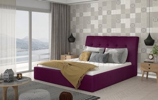 Кровать NORE Inge 08, 140x200 см, фиолетовая цена и информация | Кровати | 220.lv