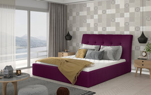 Кровать NORE Inge 08, 160x200 см, фиолетовая цена и информация | Кровати | 220.lv