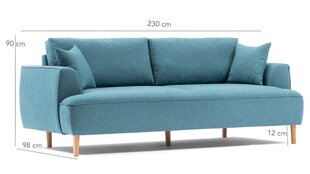Dīvāns Artie Felix, zils cena un informācija | Dīvāni | 220.lv