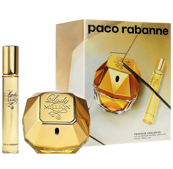 Parfimērijas ūdens Paco Rabanne Lady Million EDP sievietēm, 80 ml + 20 ml cena un informācija | Sieviešu smaržas | 220.lv