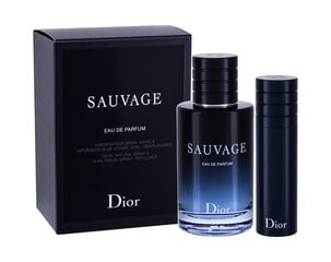 Parfimērijas ūdens komplekts Dior Sauvage EDP vīriešiem, 110 ml cena un informācija | Vīriešu smaržas | 220.lv