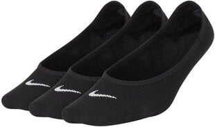 Nike Zeķes W NK Evry Ltwt Foot 3pr Black цена и информация | Мужские носки | 220.lv