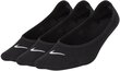 Nike Zeķes W NK Evry Ltwt Foot 3pr Black cena un informācija | Vīriešu zeķes | 220.lv