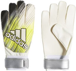 Adidas Футбольные перчатки Classic Trn White Yellow цена и информация | Тренировочные перчатки. Размер 5 | 220.lv