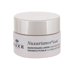 Бальзам для контура глаз Nuxe Nuxuriance Gold Radiance, 15 мл цена и информация | Сыворотки, кремы для век | 220.lv