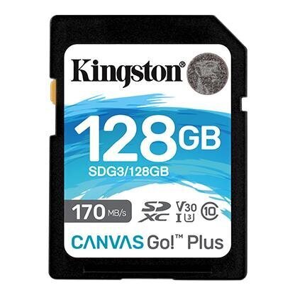 KINGSTON SDG3/128GB цена и информация | Atmiņas kartes mobilajiem telefoniem | 220.lv