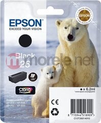 EPSON 26 tintes kartridžs melns cena un informācija | Tintes kārtridži | 220.lv