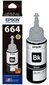 Saderīgs tintes kārtridžs Epson T66: Krāsa - Melns cena un informācija | Tintes kārtridži | 220.lv