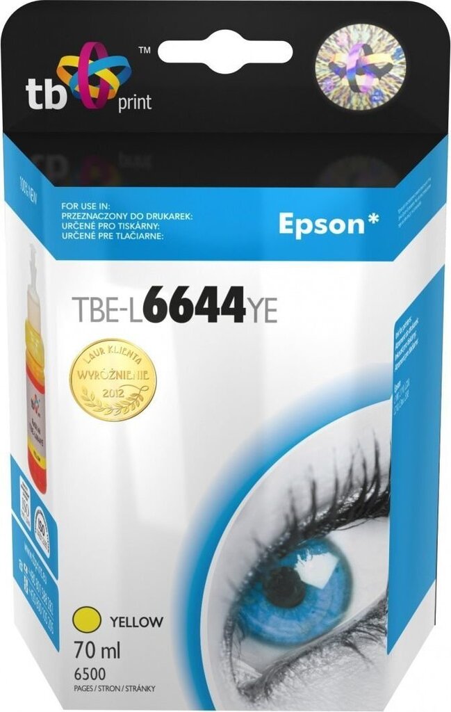 TB TBE-L6644YE cena un informācija | Tintes kārtridži | 220.lv