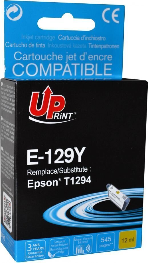 UPrint E-129Y цена и информация | Tintes kārtridži | 220.lv