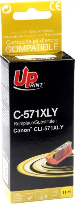 Tintes kārtridžs UPrint Canon 571XLY цена и информация | Tintes kārtridži | 220.lv
