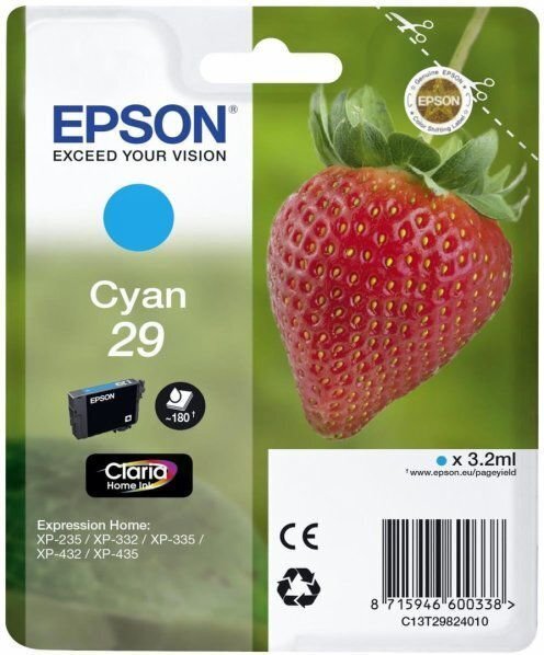 Epson C13T29824022 цена и информация | Tintes kārtridži | 220.lv