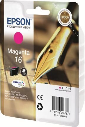 Oriģinālais Tintes Kārtridžs Epson DURABRITE T16 Fuksīns цена и информация | Tintes kārtridži | 220.lv