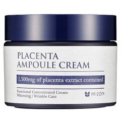 Sejas krēms ar placentu Mizon Placenta Ampoule Cream 50 ml cena un informācija | Sejas krēmi | 220.lv