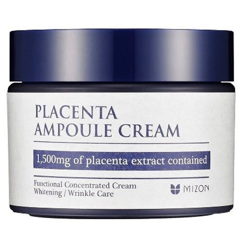 Sejas krēms ar placentu Mizon Placenta Ampoule Cream 50 ml цена и информация | Sejas krēmi | 220.lv