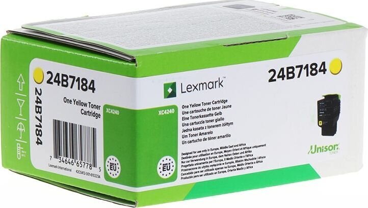 Lexmark 24B7184 цена и информация | Kārtridži lāzerprinteriem | 220.lv