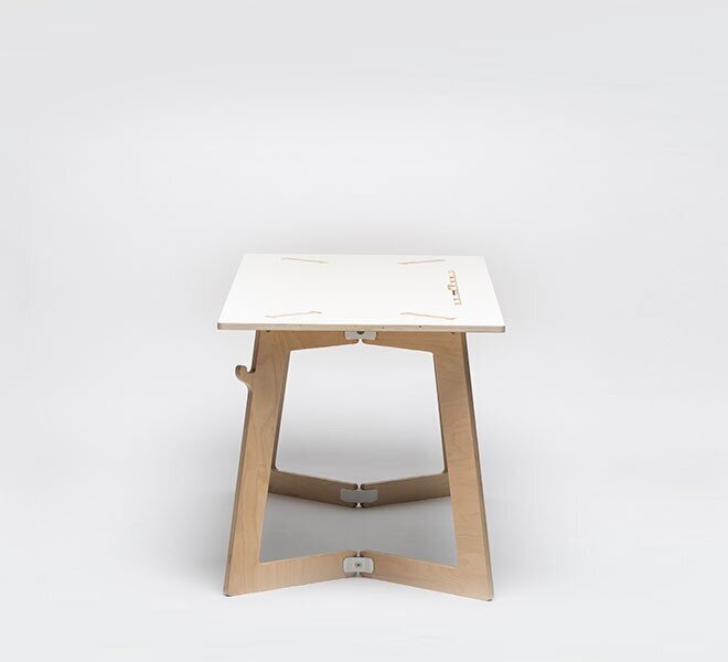 Daudzfunkcionāls galds - "Karya Oak Tint - balts" internetā