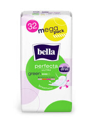 Higiēniskās paketes Bella Perfecta Ultra Green, 32 gab. cena un informācija | Tamponi, higiēniskās paketes, ieliktnīši | 220.lv