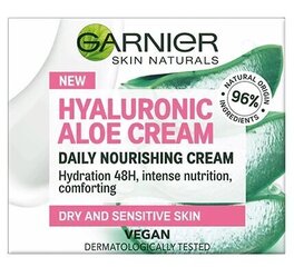 Питательный, гелевой консистенции крем для лица Garnier Hyaluronic Aloe 50 мл цена и информация | Кремы для лица | 220.lv