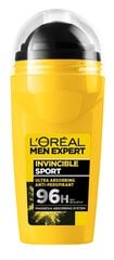 Шариковый антиперспирант для мужчин L'Oreal Men Expert Invincible Sport 50 мл цена и информация | Дезодоранты | 220.lv